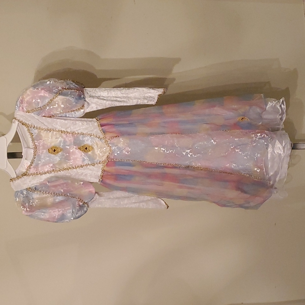 Girls Rainbow Princess Halloween Costume Size Medium